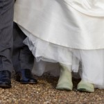 Brides wellies at Bruisyard