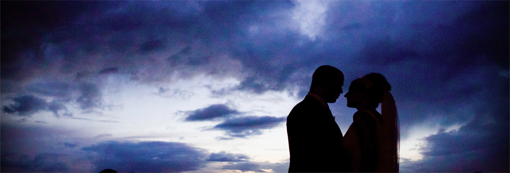 Silhouetted Couple